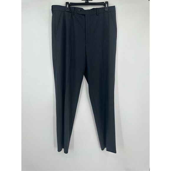 Nautica NWT men’s GAFF dark gray dress/ suit pants size 36/32 - Picture 1 of 7